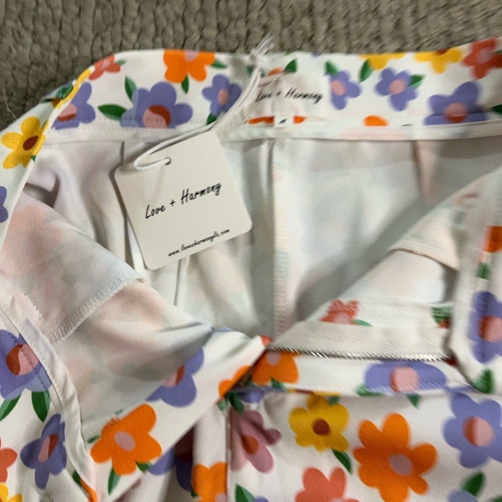 NWT Urban Outfitter Floral Multicolor Mini Skirt - Picture 5 of 6